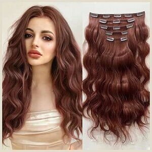 Hair Extension-Copper red